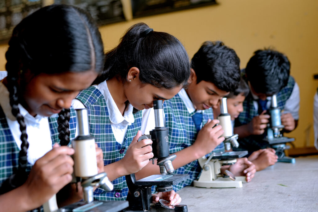 Biology Lab at Sujatha School