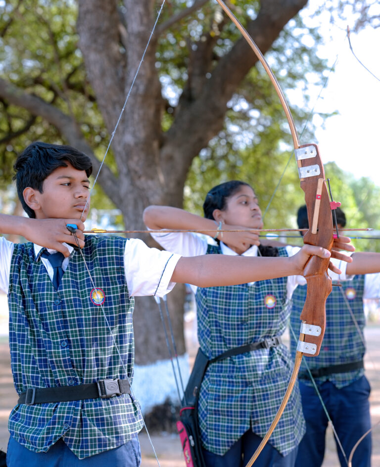 Students engaged in school life